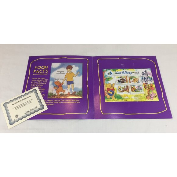 DISNEY Winnie The Pooh Official Government Postage Stamps Canada Ghana Collector - Picture 1 of 6